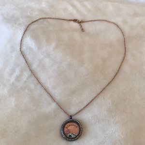 Origami owl necklace